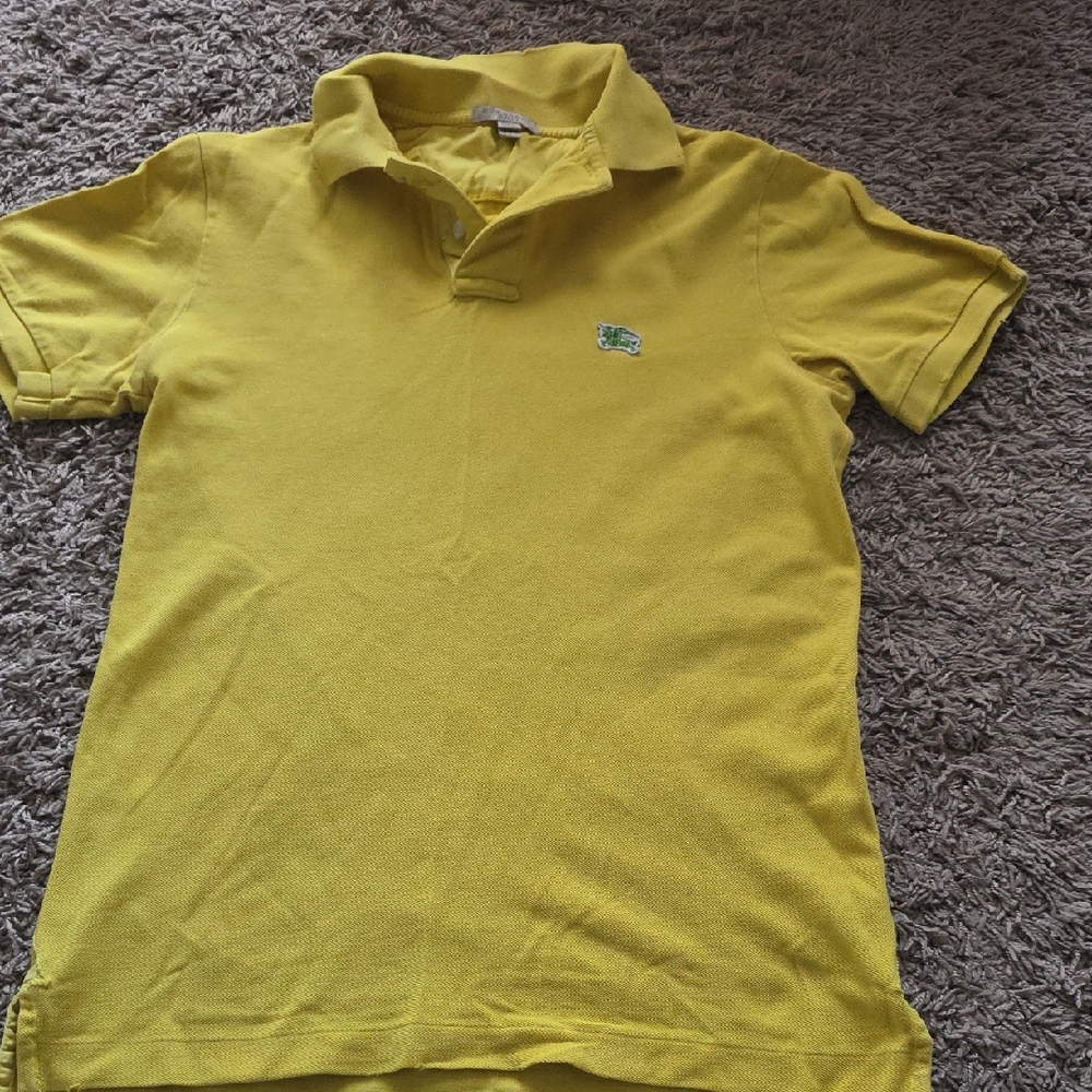 Burberry Mustard Yellow Shirt with Green Label